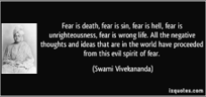 what is fear